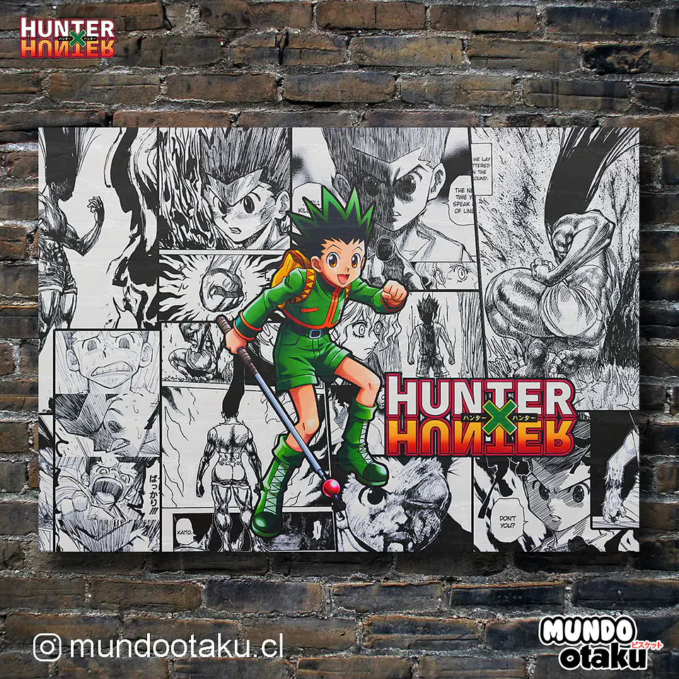 Cuadro Madera MDF - Hunter x Hunter 1