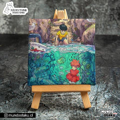 Mini Cuadro Canvas - Studio Ghibli