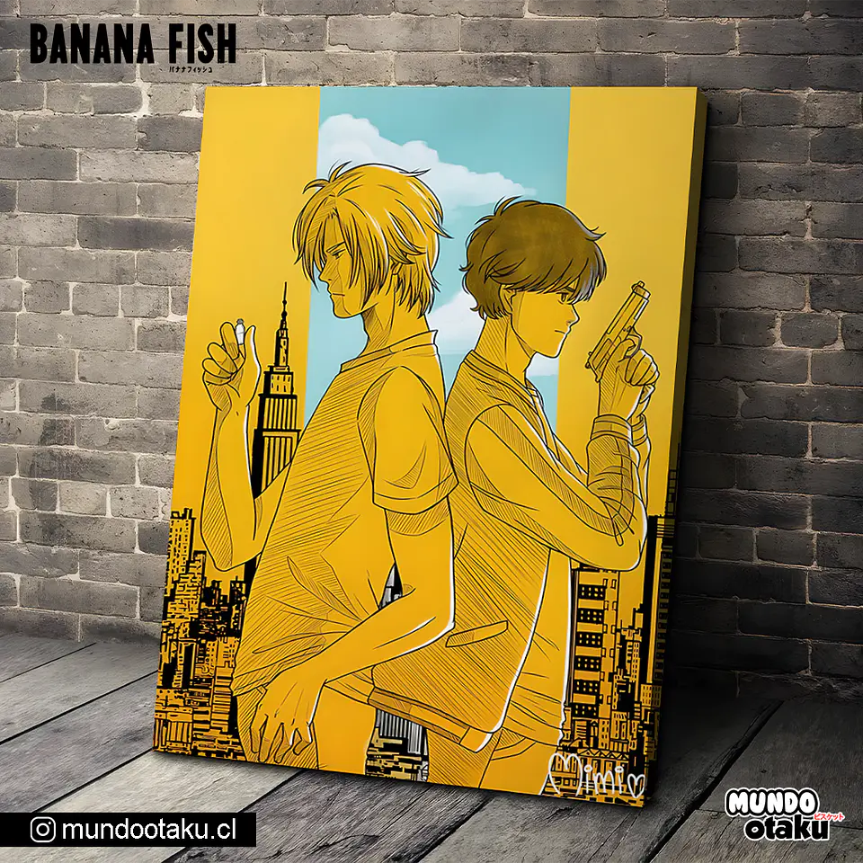 Cuadro Bastidor - Banana Fish 1