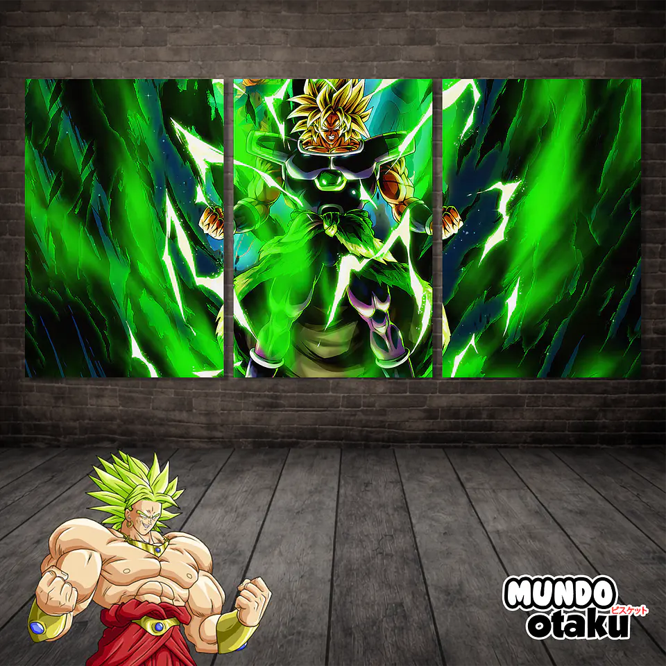 Cuadro Bastidor 3 piezas - Dragon Ball 1