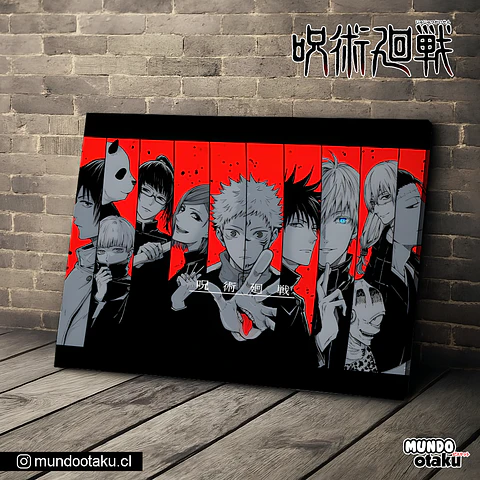 Cuadro Bastidor - Jujutsu Kaisen
