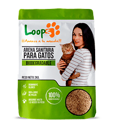 Arena sanitaria para gatos biodegradable 2kg