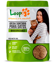 Arena sanitaria para gatos biodegradable 2kg