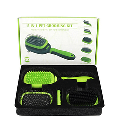 Cepillo 5 en 1 Pet Grooming Kit