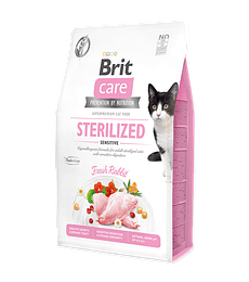 Brit Care Cat Grain-Free Sterilized Sensitive Fresh & Rabbit 2kg