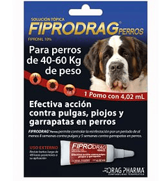 Fiprodrag Pipeta Antiparasitaria perros 40 a 60 kg