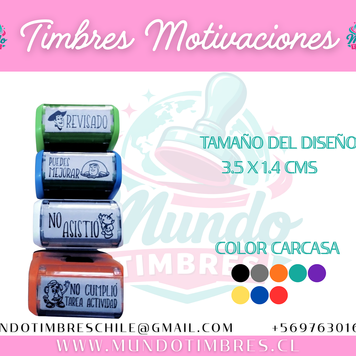 TIMBRES MOTIVACIONALES PACK X2 2