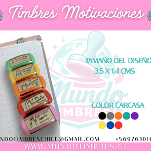 TIMBRES MOTIVACIONALES PACK X4