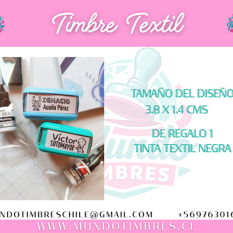 TIMBRE TEXTIL PERSONALIZADO  1
