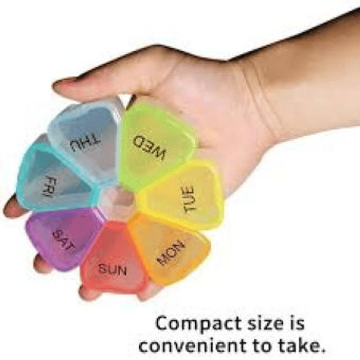 Pastillero semanal única toma