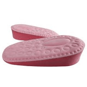 Taloneras/plantillas aumenta  estatura.