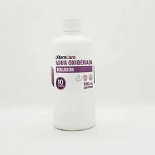 Agua oxigenada 10 v 500 ml.