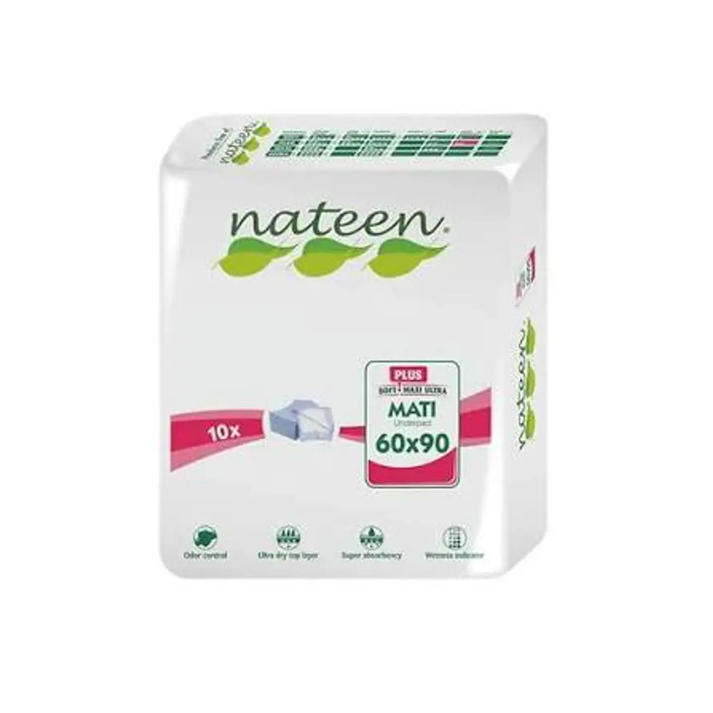 Pack x 2 Sabanillas Nateen Biodegradables.