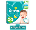 Pampers Confort Sec XG Pack Mensual 128 pañales