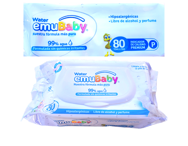 Caja 24 paquetes de Toallitas Húmedas Aqua Baby 60 unidades –