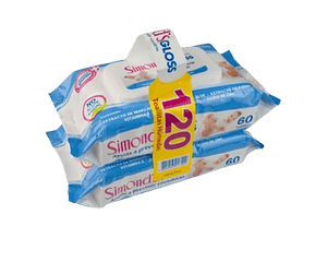 simonds Gloss Pack 120 toallitas Humedas 