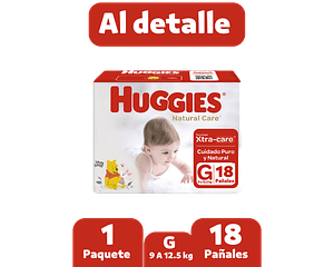 Huggies Natural care G 18 pañales