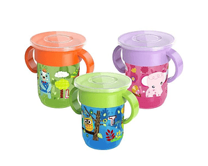 Vaso 360 Antiderrame Con asas