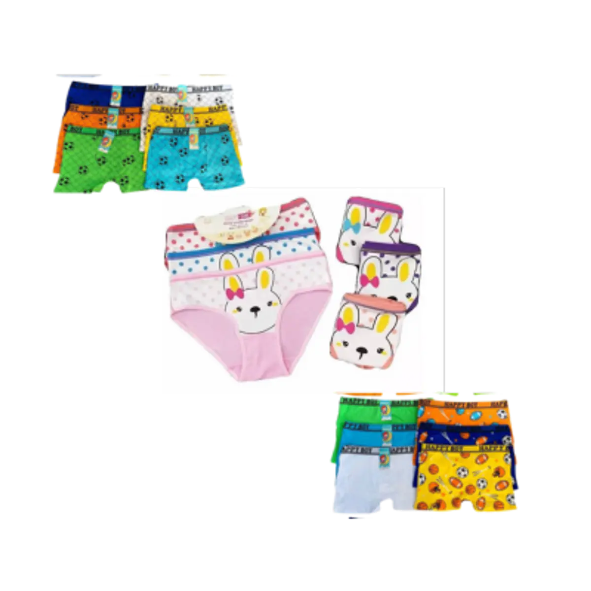 Ropa interior de niño y niña