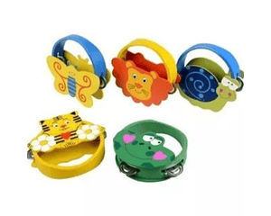 Pandero De Madera Para Niños