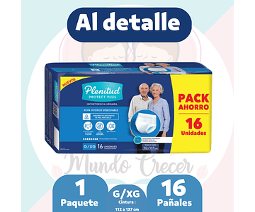 Plenitud Protect Plus Pants G/XG 16 Pañales