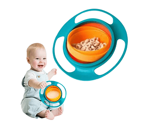 Plato Gyro Bowl 360° Tazón Antiderrame