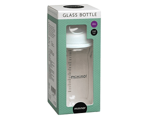 Mamadera de vidrio Mininor 240ml