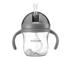 Vaso con bombilla Mininor 220ml