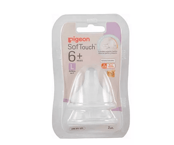 Tetina Repuesto SOFTOUCH PIGEON L 2 UNDS