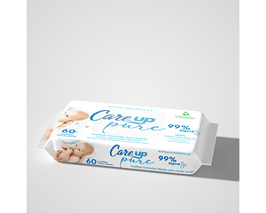 Toalla Humeda Care Up Bebe Pure x 60 U