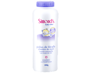 Talco Simond´s Vegetal polvo de fécula 200 gr