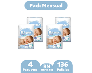 Babysec RN 136 pañales