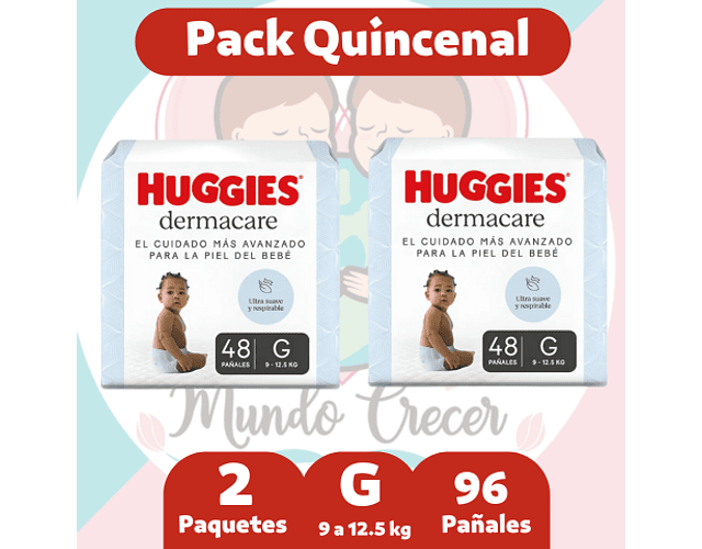 Huggies Derma Care G 96 Pañales