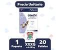 Aiwibi Premium Maleta de 20 Pañales Talla XXXG