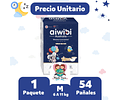 Aiwibi Dulce Noche Maleta de 54  Pañales Talla M