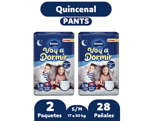 Babysec Voy a Dormir 28 Pañales