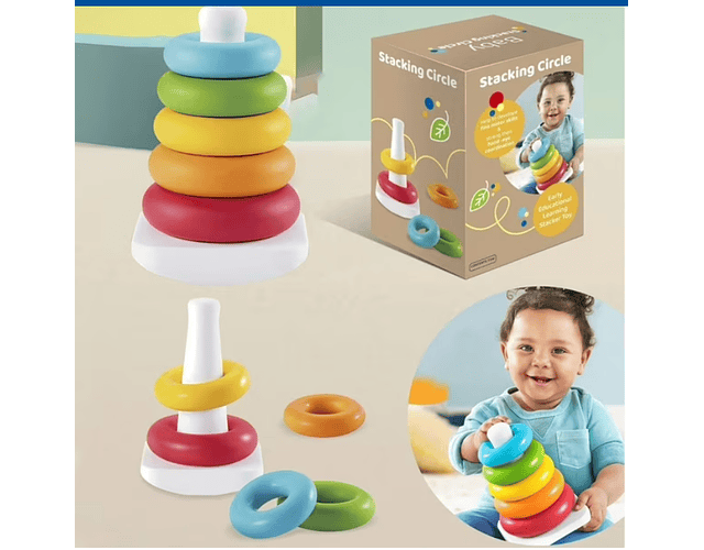 Torre Apilable con argollas