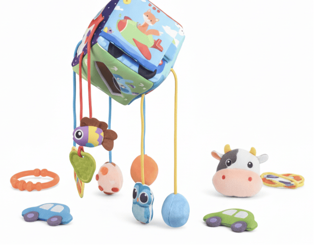 Cubo Sensorial Pull String