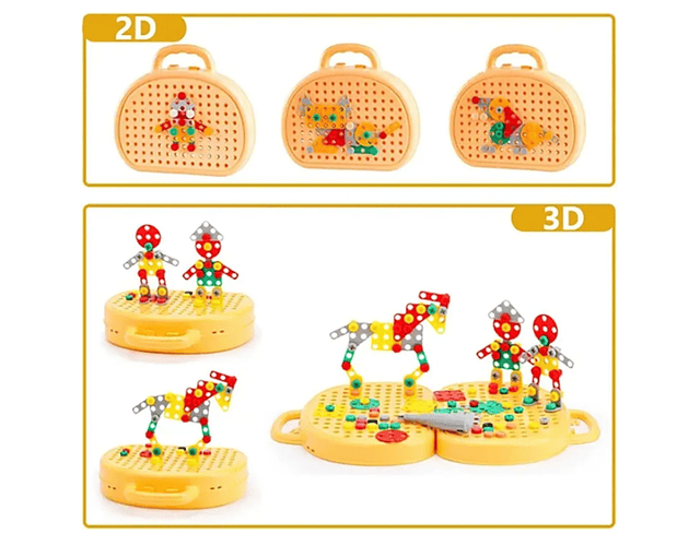 Caja De Herramientas Con Taladro 