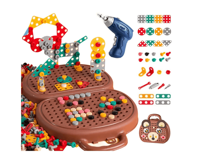 Caja De Herramientas Con Taladro 