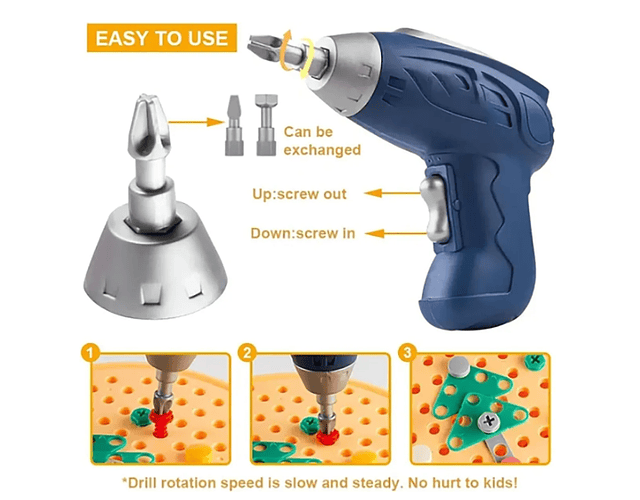 Caja De Herramientas Con Taladro 