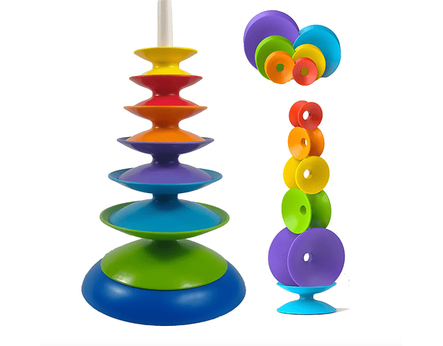 Juego Torre Giratoria Arcoíris