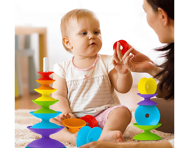 Juego Torre Giratoria Arcoíris