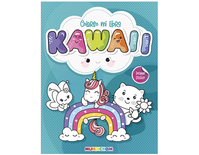 Colorea mi libro Kawai