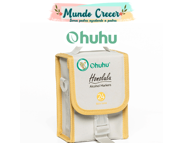OHUHU 24 MARCADORES DE ALCOHOL PIEL + 1 BLENDER PINCEL & BISELADA