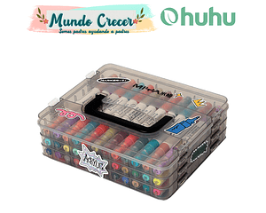 MARCADORES DE ACRILICO MIYA (DOBLE PUNTA) 36 UNDS