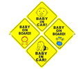 Letrero Para El Auto Baby On Board