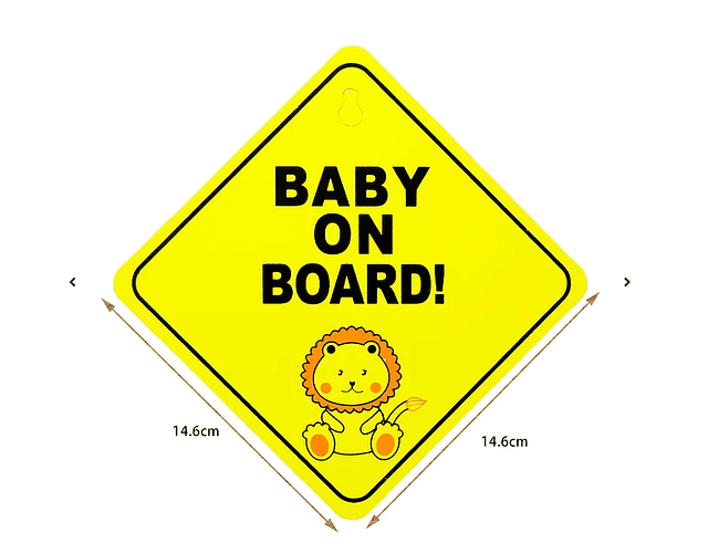 Letrero Para El Auto Baby On Board
