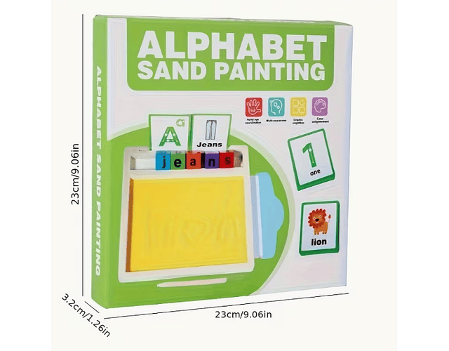 Aprendiendo Caligrafia En Arena