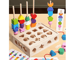 Juguete Didactico De Encaje Y Motrocidad 36+